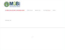 Tablet Screenshot of mgbbuilt.com